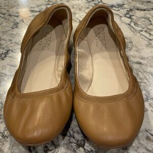 New CZZPTC Life Style Ballet Flats Coffee Brown Size 10.5 Rubber Sole